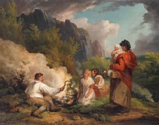 James Ward R.A. - The Fern Burners