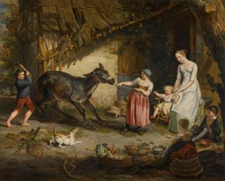 James Ward, R.A. - The Obstinate Donkey