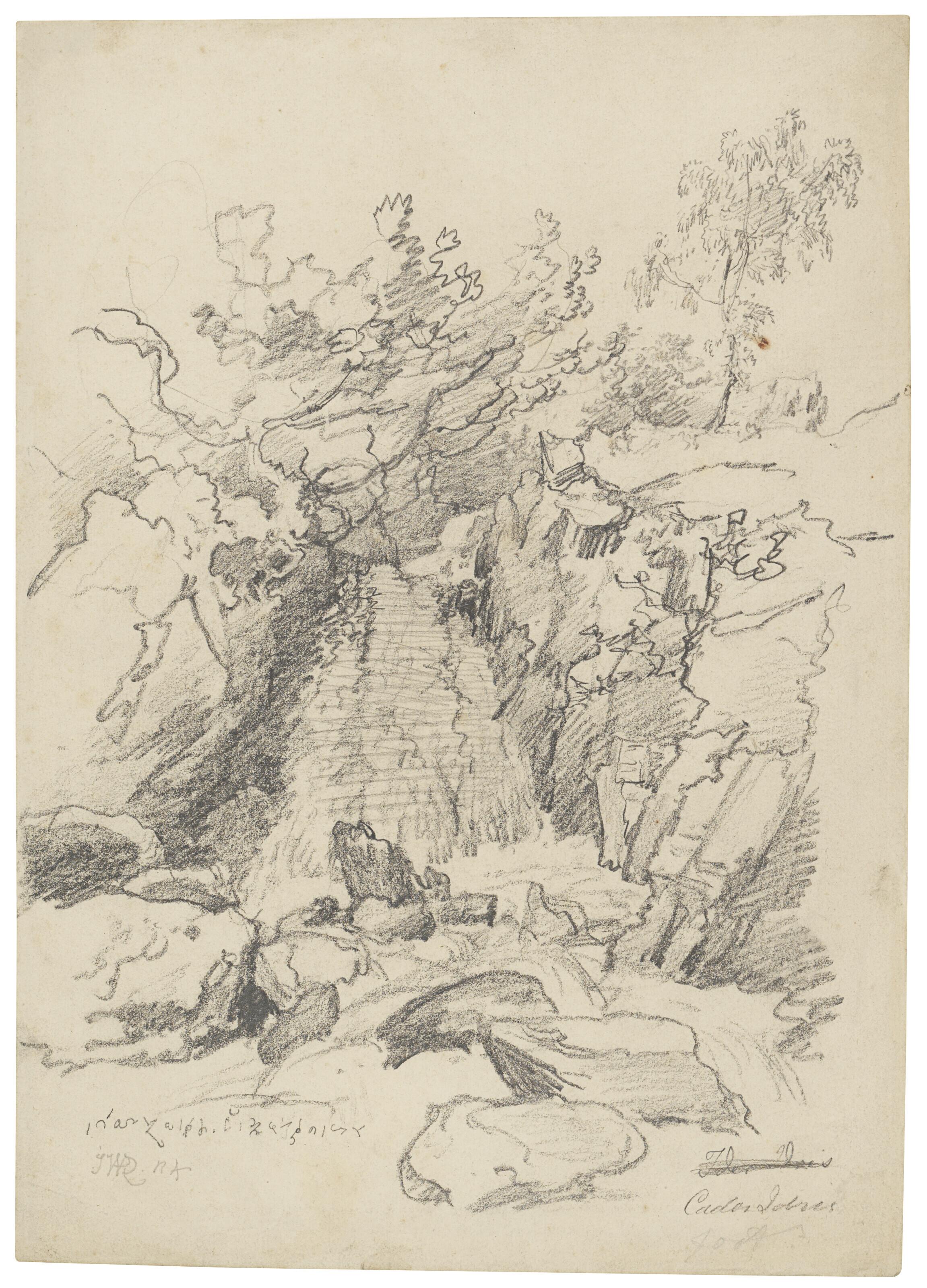 James Ward, R.A. - Waterfall, Cader Idris
