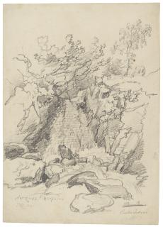 James Ward, R.A. - Waterfall, Cader Idris