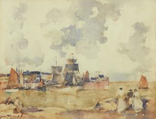 James Watterston Herald - Figures on shore