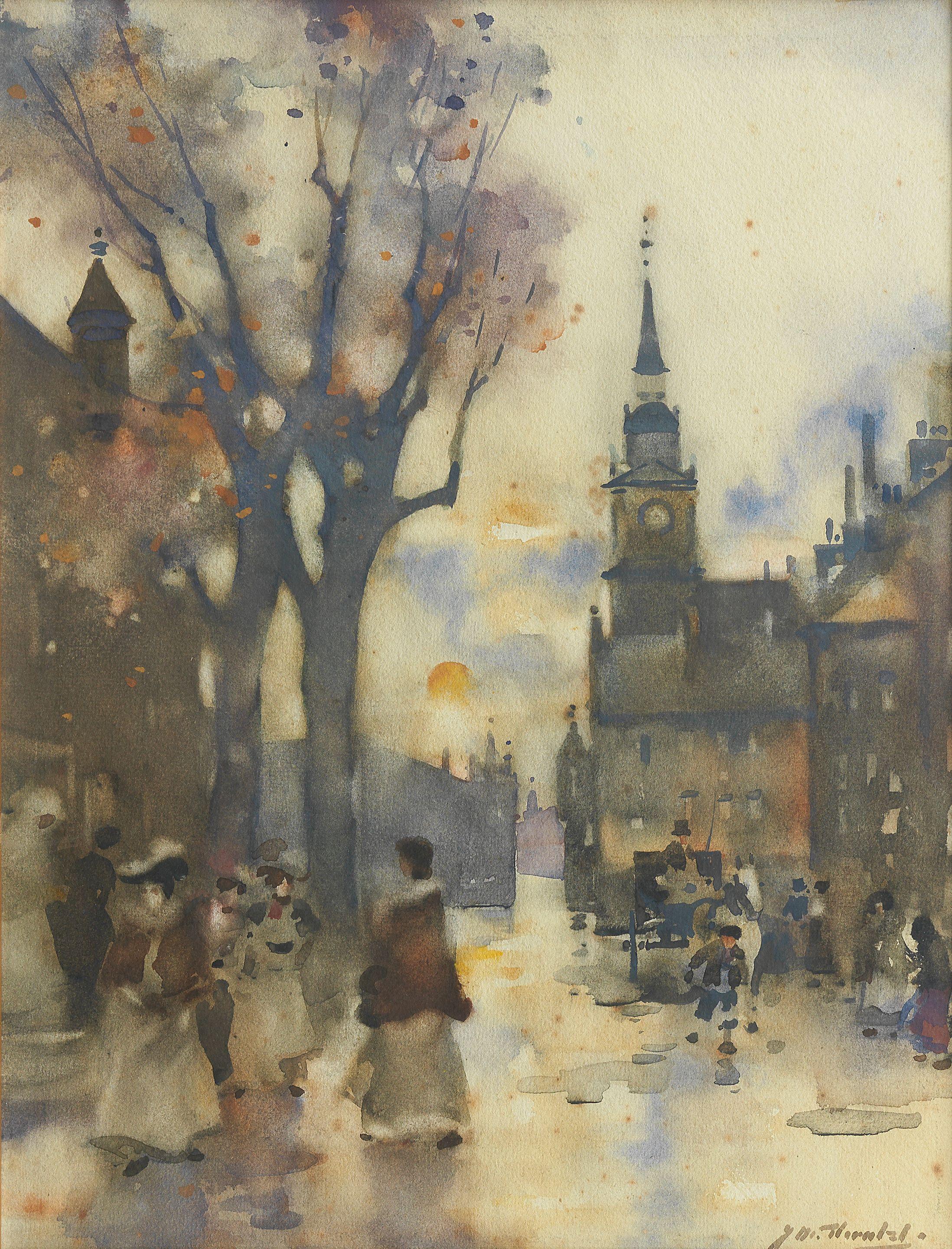 James Watterston Herald - Ladies in town centre