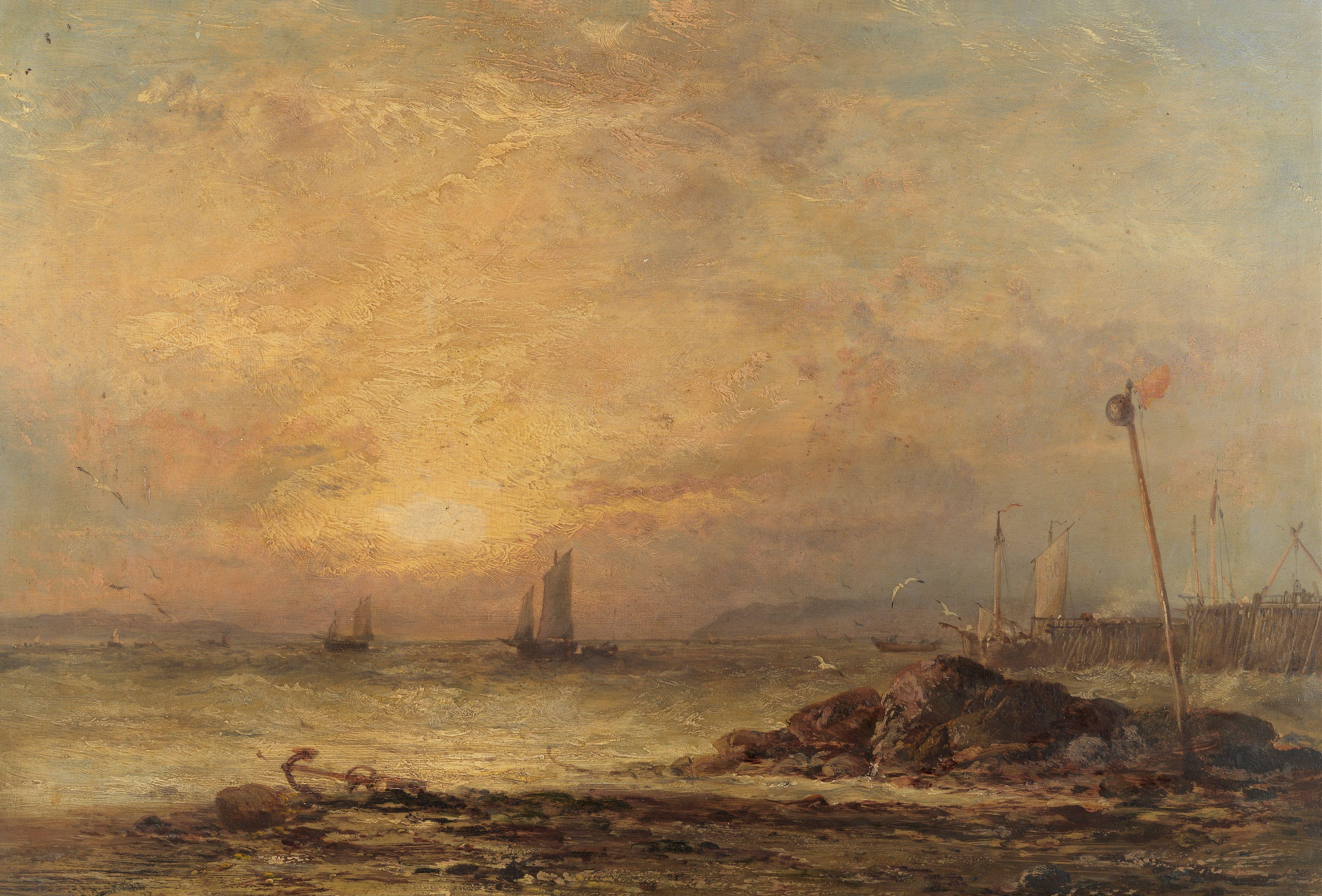 James Webb - Evening on an English coast