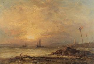 James Webb - Evening on an English coast