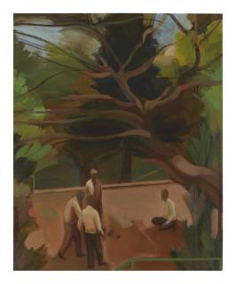 James Weeks - Bocci Players (Park Painting) (#79)