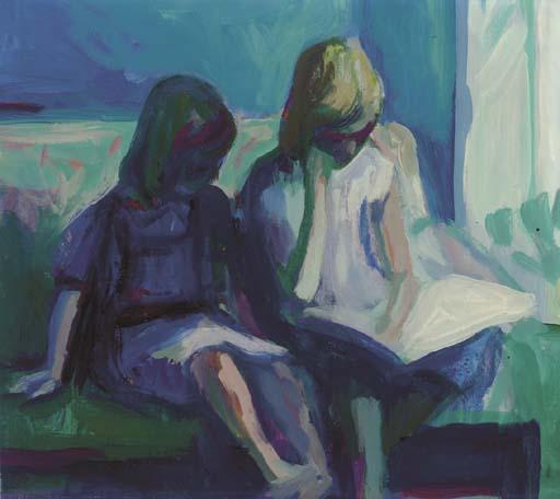 James Weeks - Two Children by a Window