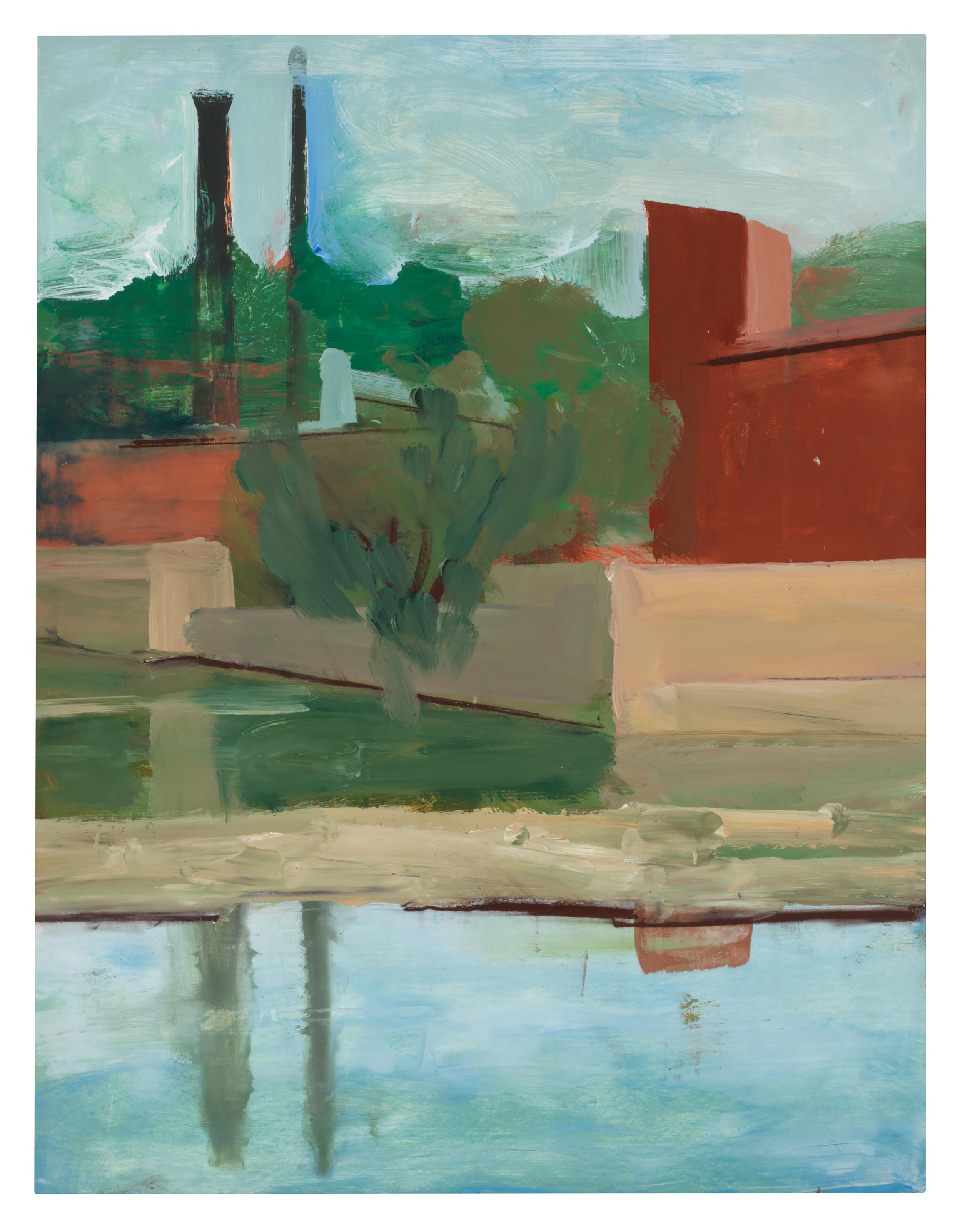 James Weeks - Warehouse Buildings Reflected in a Canal