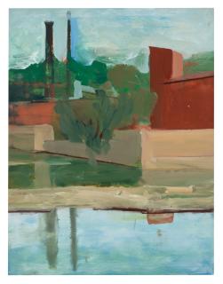 James Weeks - Warehouse Buildings Reflected in a Canal