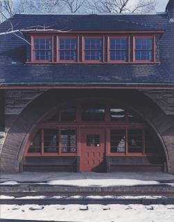 James Welling - Old Colony Railroad Station North Easton, MA, from Architectural photos of H.H. Richardson (1988-1990)
