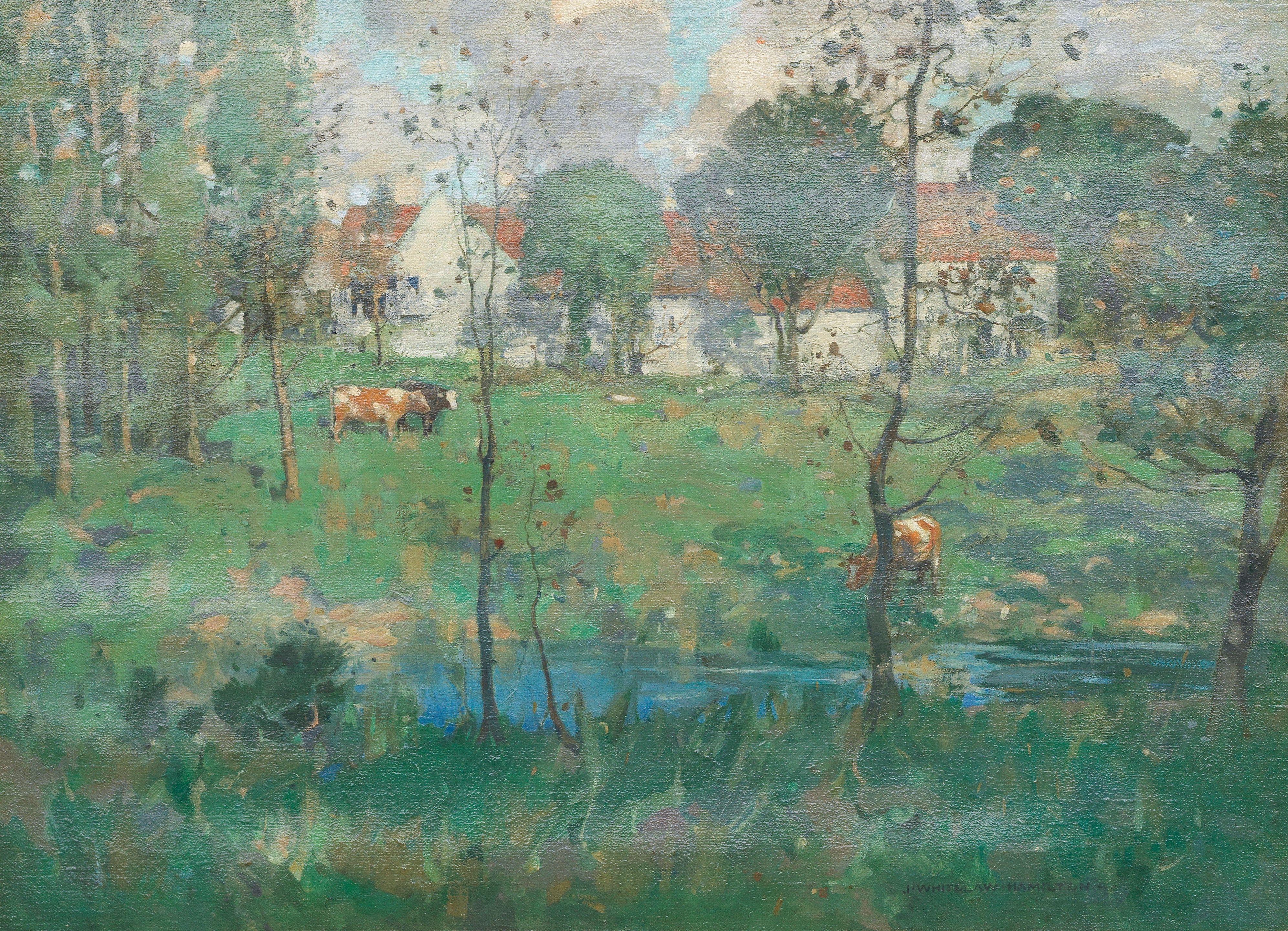 James Whitelaw Hamilton RSA RSW - A Scottish Farm