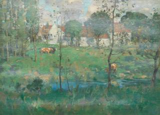 James Whitelaw Hamilton RSA RSW - A Scottish Farm