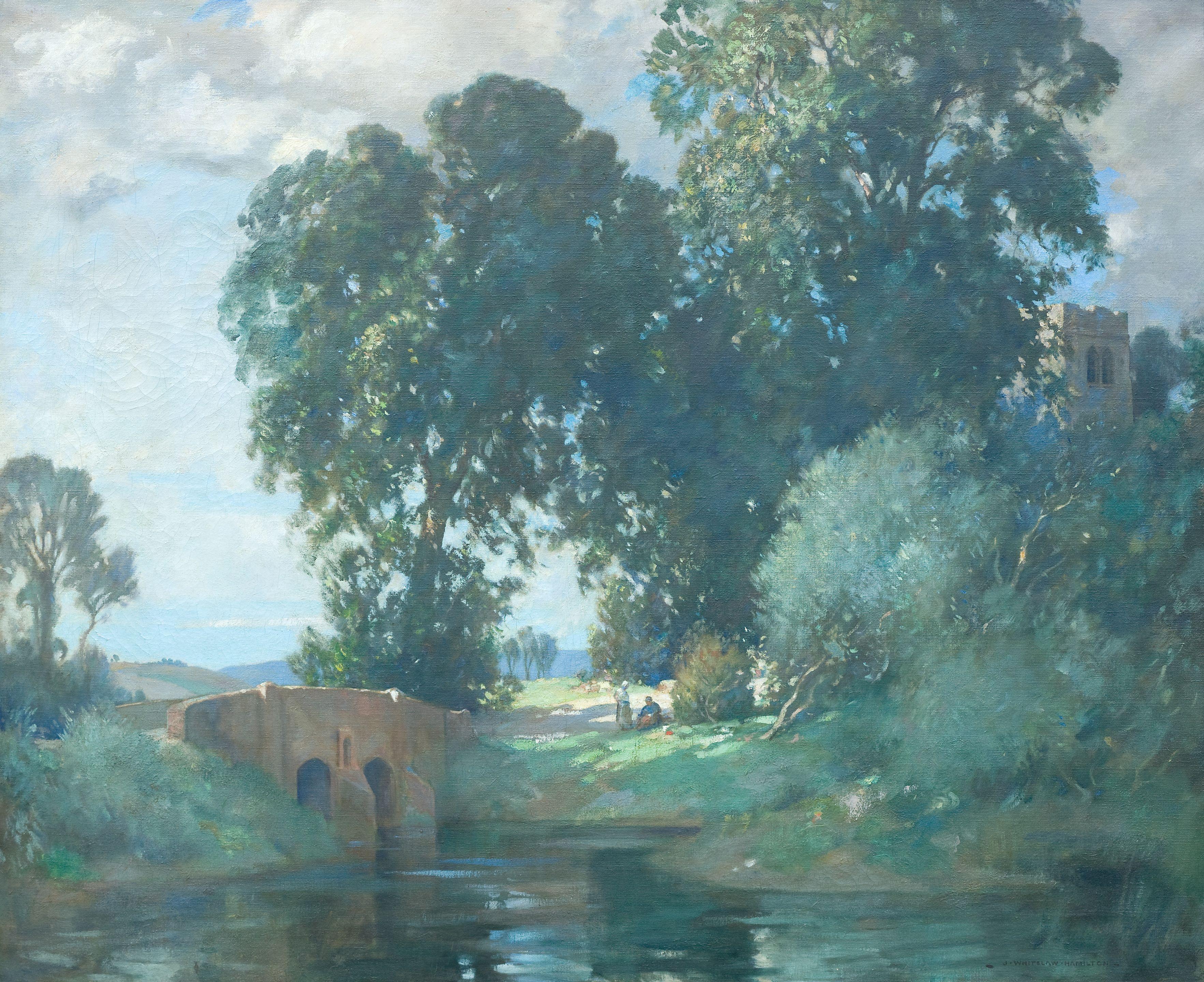 James Whitelaw Hamilton RSA RSW - Surrey Landscape