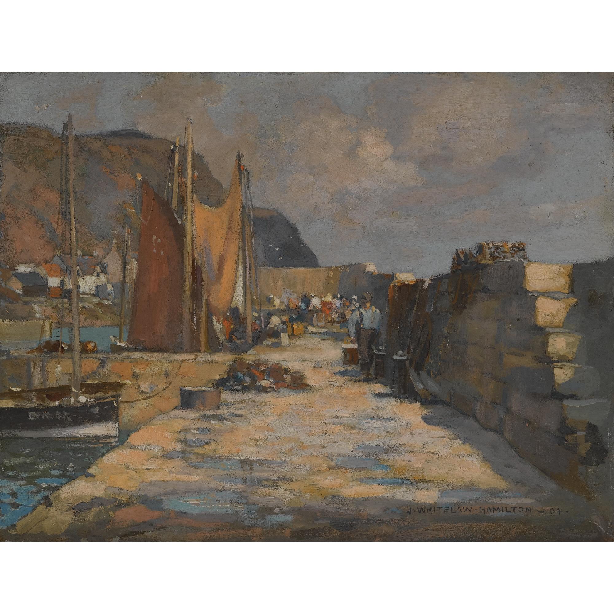 James Whitelaw Hamilton - Burnmouth Harbour, Berwickshire
