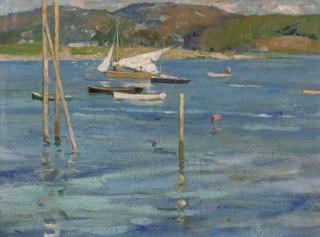 James Whitelaw Hamilton - Hoisting the sails