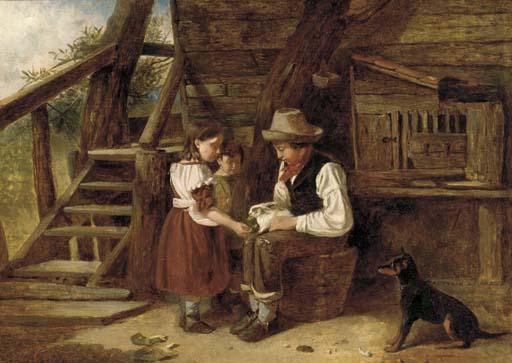 James William Cole - The pet rabbit