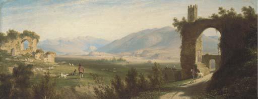 James William Giles, R.S.A. - Aqua Claudia, near Tivoli