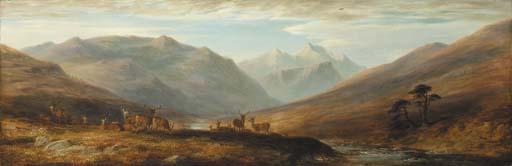 James William Giles, R.S.A. - Glen Dee in Mar Forest