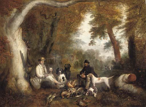 James William Giles, R.S.A. - Happy Hunting