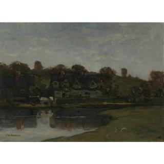 James Wilson Morrice - Horse And Cart At Side Of The River