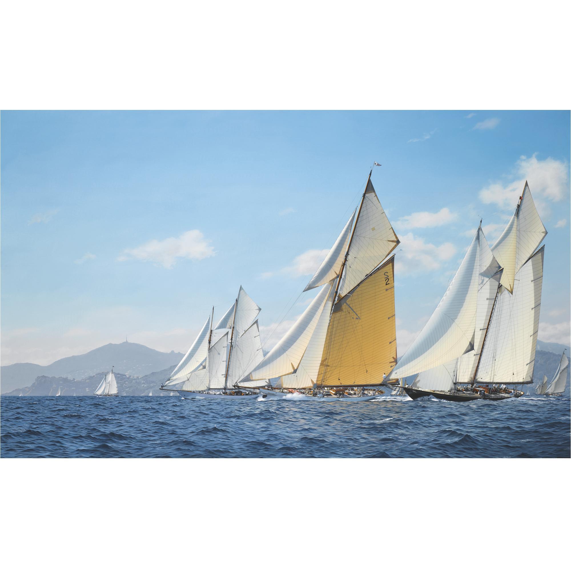 Jamie Medlin - Lulworth Flying Past Mariette - 1St Leg Of Friday\'S Race, Cannes Regates Royales, 29Th September 2006