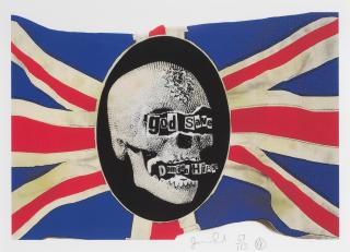 Jamie Reid - God Save Damien Hirst, circa 2008