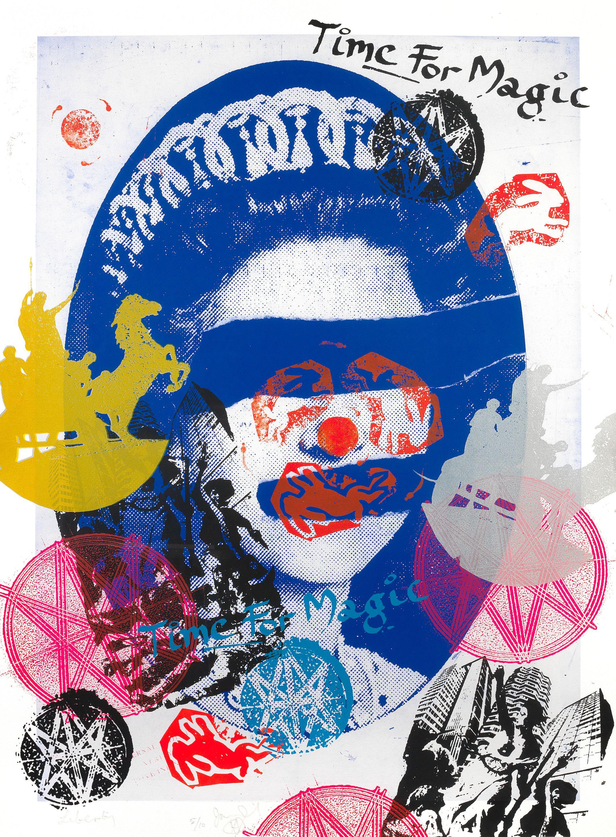 Jamie Reid - Liberty (Blue), 2011