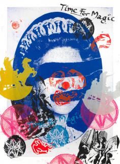 Jamie Reid - Liberty (Blue), 2011