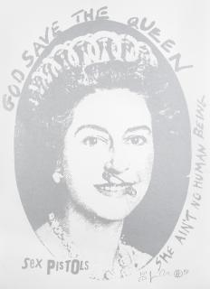 Jamie Reid - Old Queen (Silver), 1997