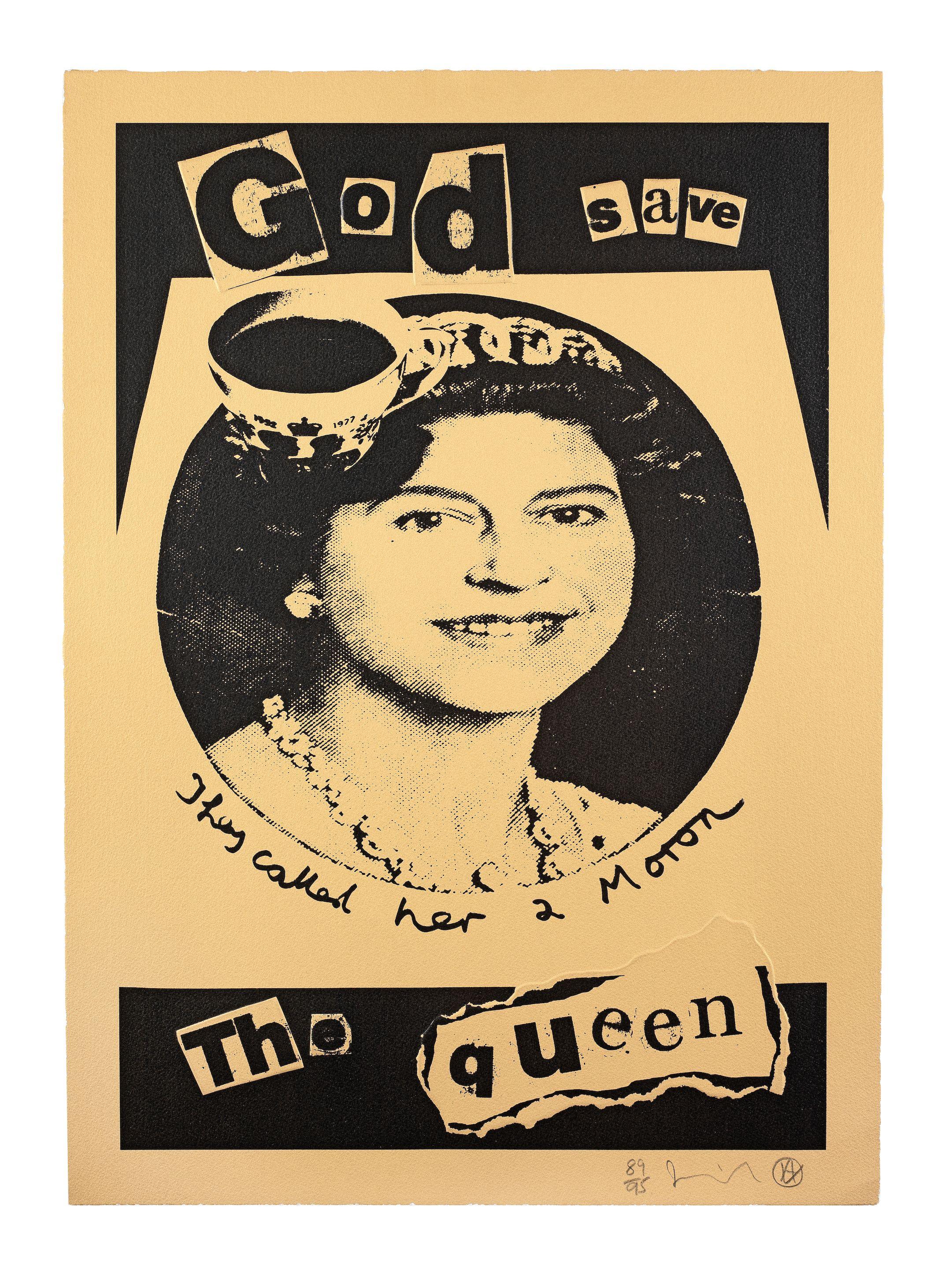 Jamie Reid - Tea & Sympathy (Royal Gold);Tea & Sympathy (Royal Silver);Tea & Sympathy (White), 2005