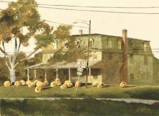 Jamie Wyeth - Chadds Ford Inn Pumpkin Carve