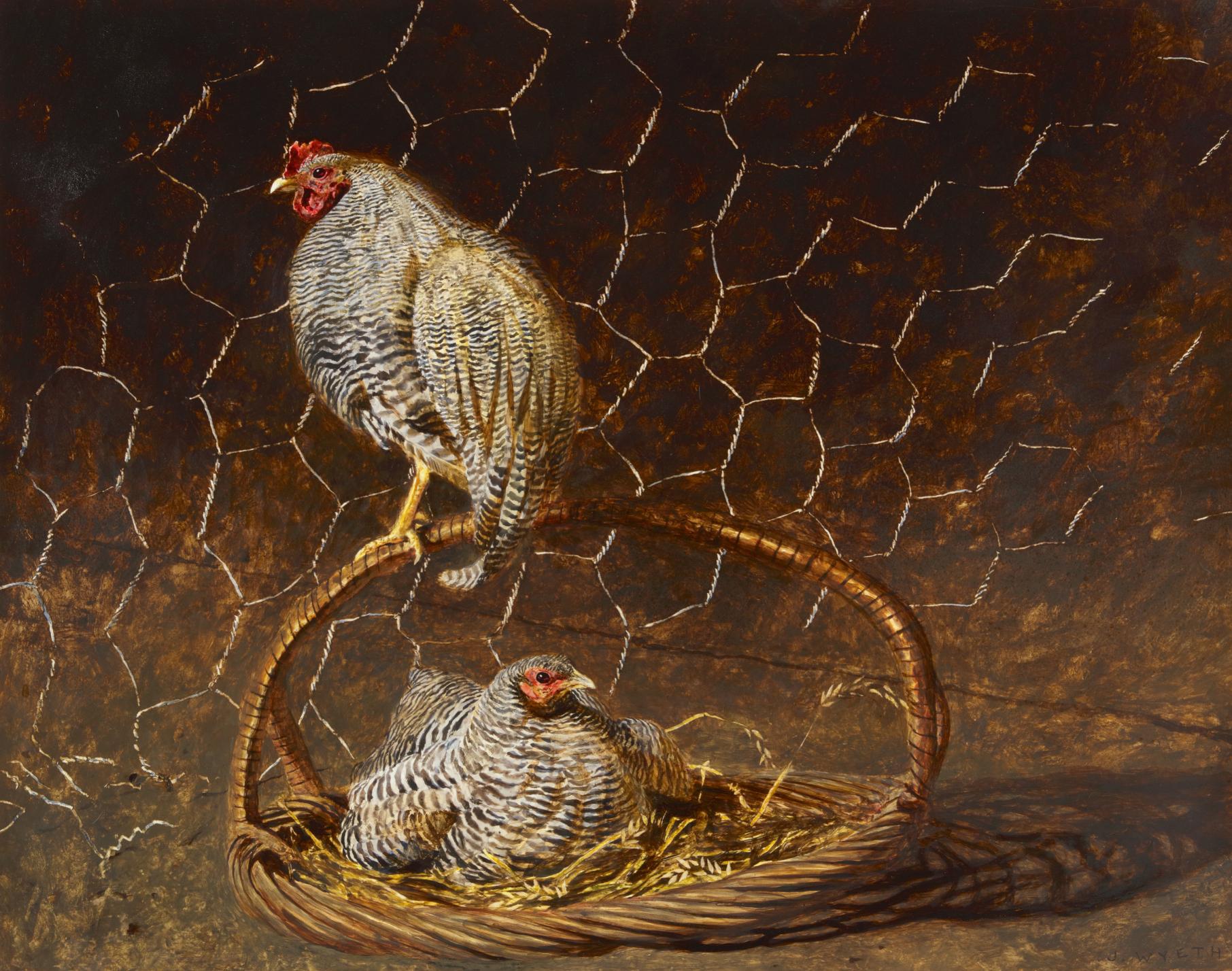 Jamie Wyeth - Flower Basket