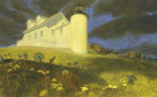 Jamie Wyeth - Lighthouse Dandelions