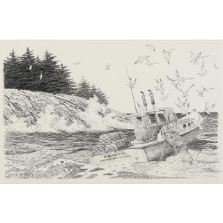 Jamie Wyeth - Lobster Fishing