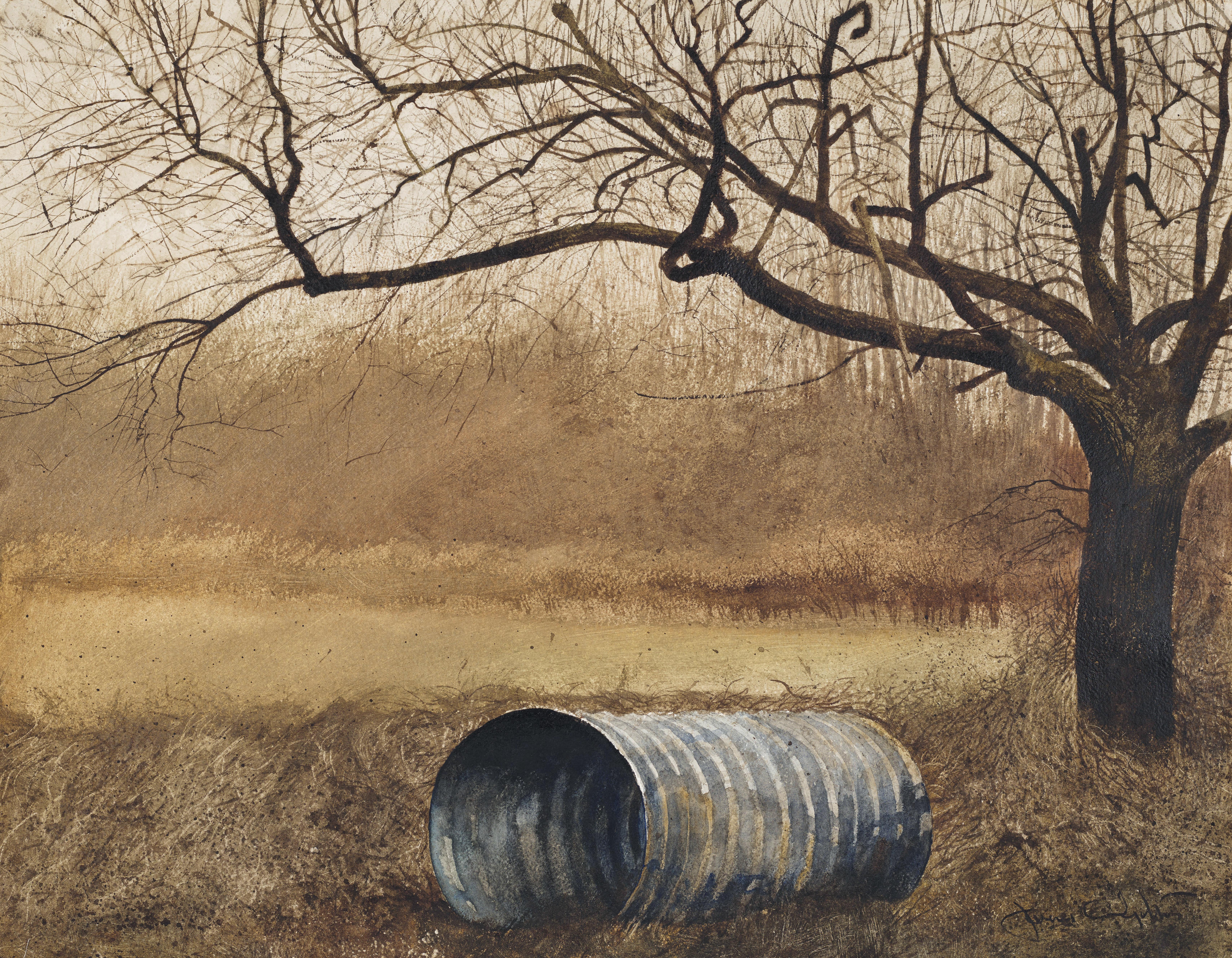 Jamie Wyeth - Pipe and Tree