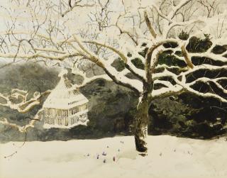 Jamie Wyeth - Snow In April