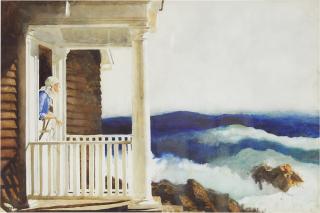 Jamie Wyeth - Surf Watchers