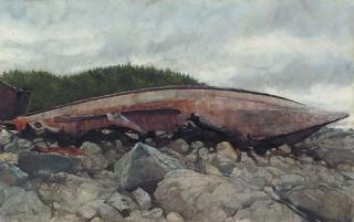 Jamie Wyeth - The Wreck of the D.T. Sheridan