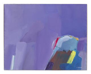 Jamil Molaeb - Purple Abstract