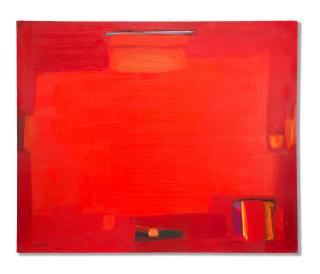 Jamil Molaeb - Sans titre (Red Abstract)