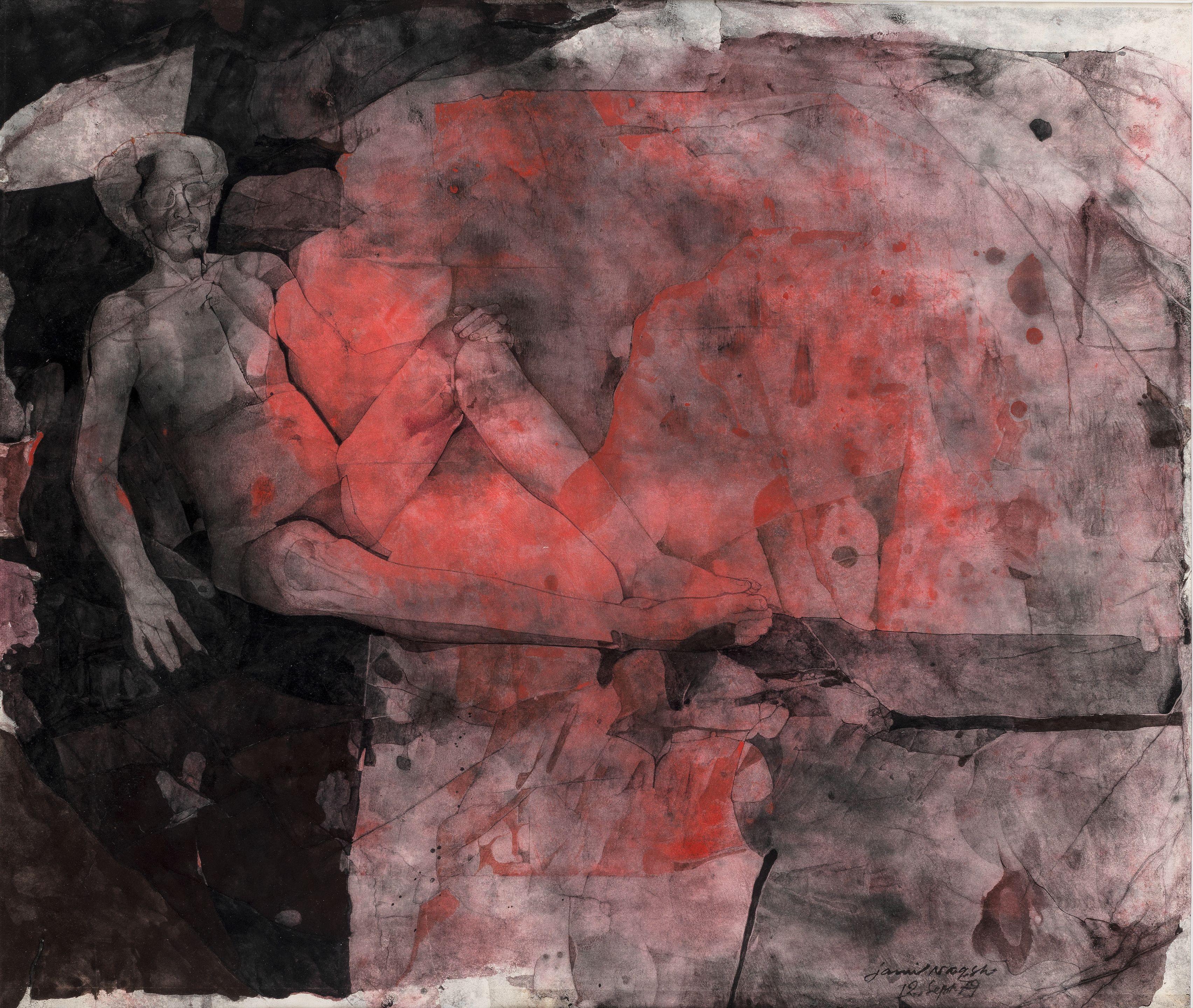 Jamil Naqsh - Portrait of Ali Imam