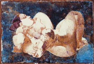 Jamil Naqsh - Untitled (Mother And Child)