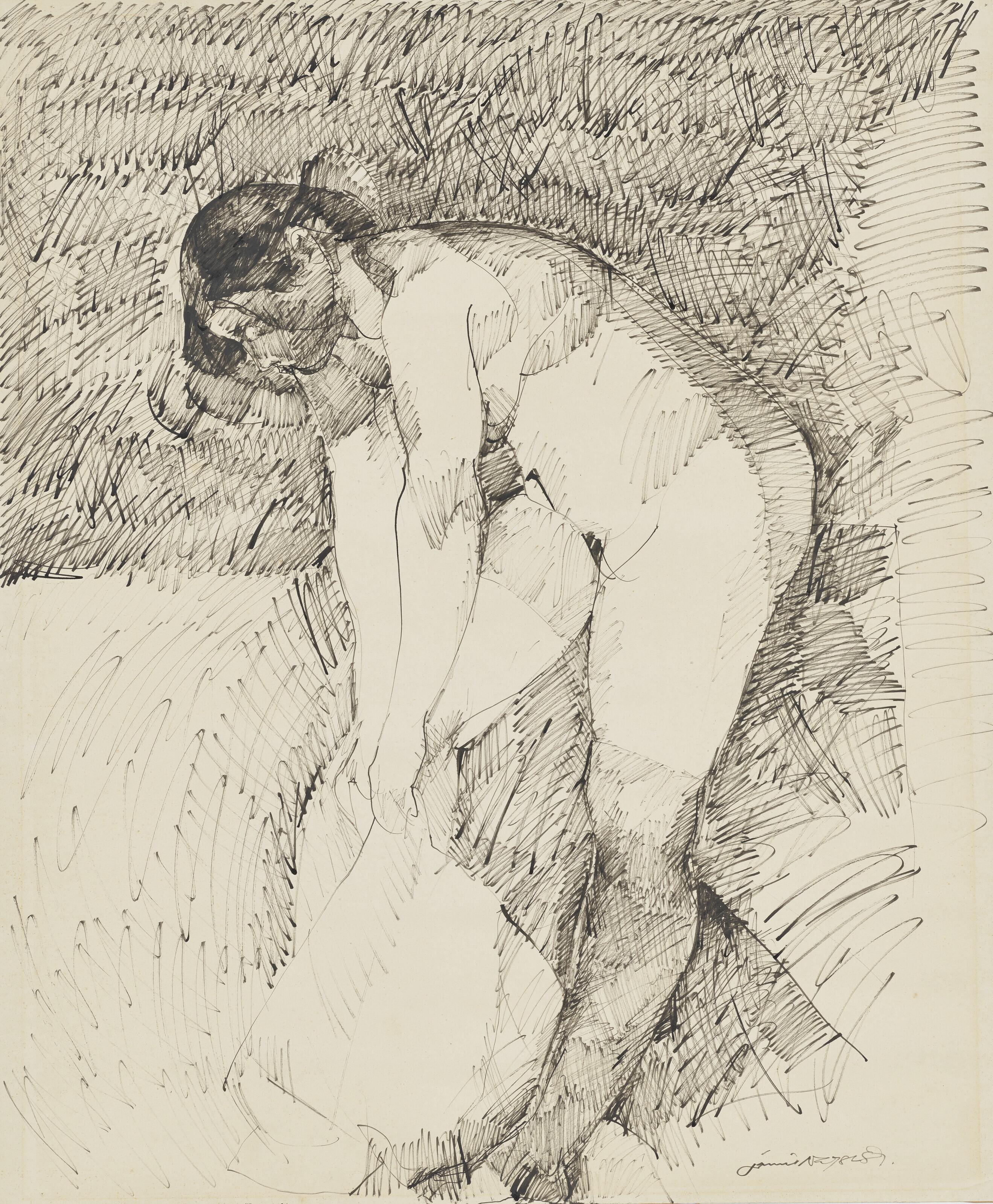 Jamil Naqsh - Untitled