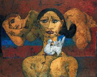 Jamil Naqsh - Untitled