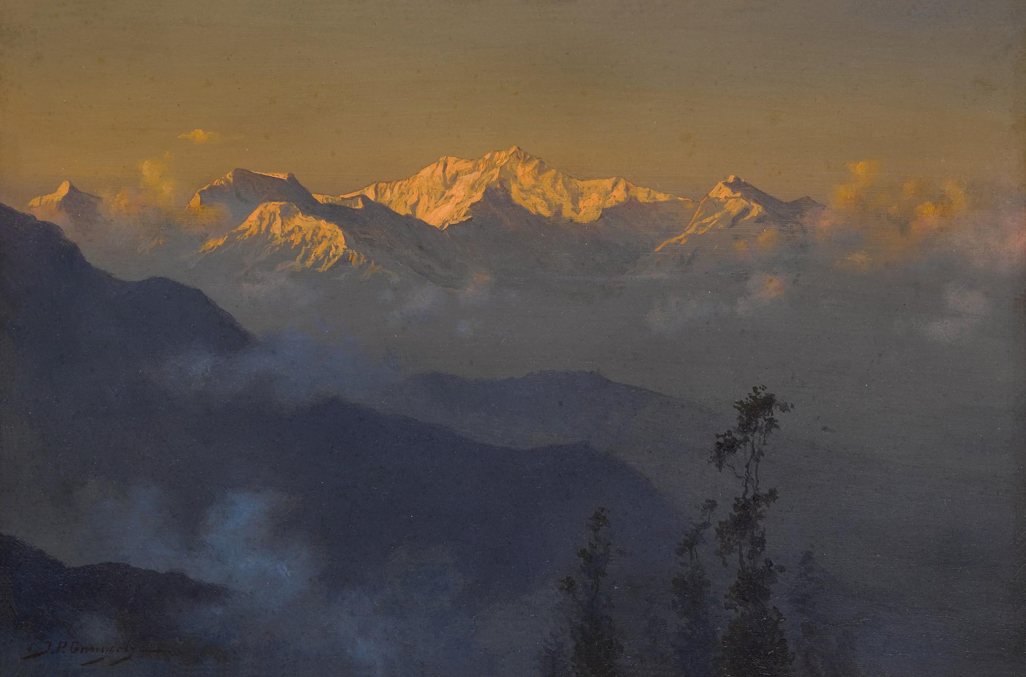 Jamini Prakash Gangooly - Untitled (Himalayan Landscape)