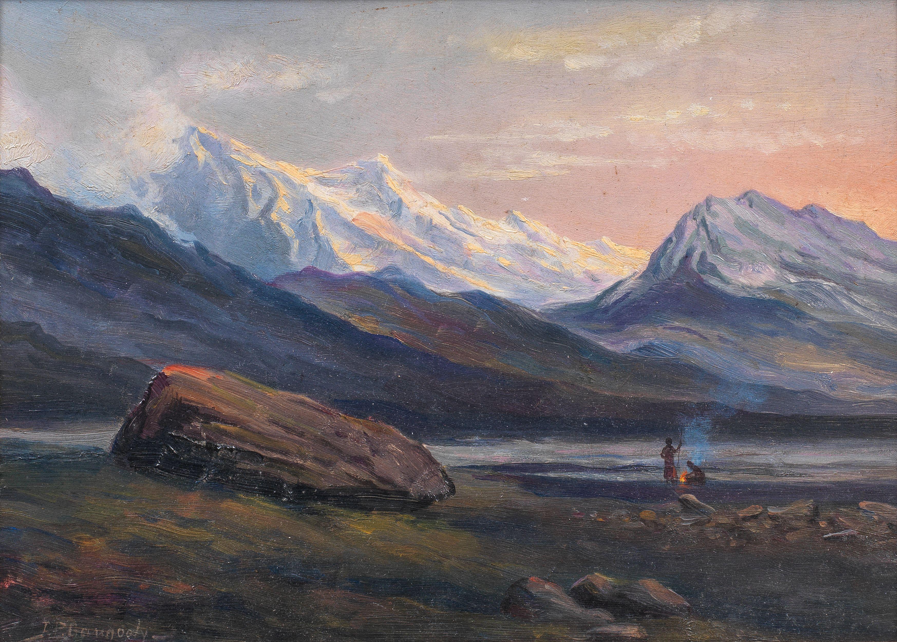 Jamini Prokash Gangooly - Untitled (Himalayan Landscape)
