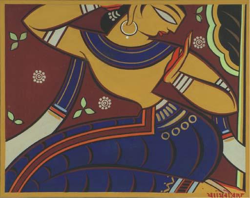 Jamini Roy - Apsara