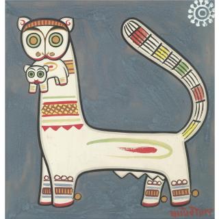 Jamini Roy - Cat And Kitten