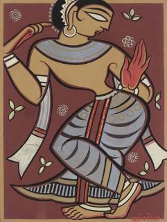 Jamini Roy - Dancing Gopi