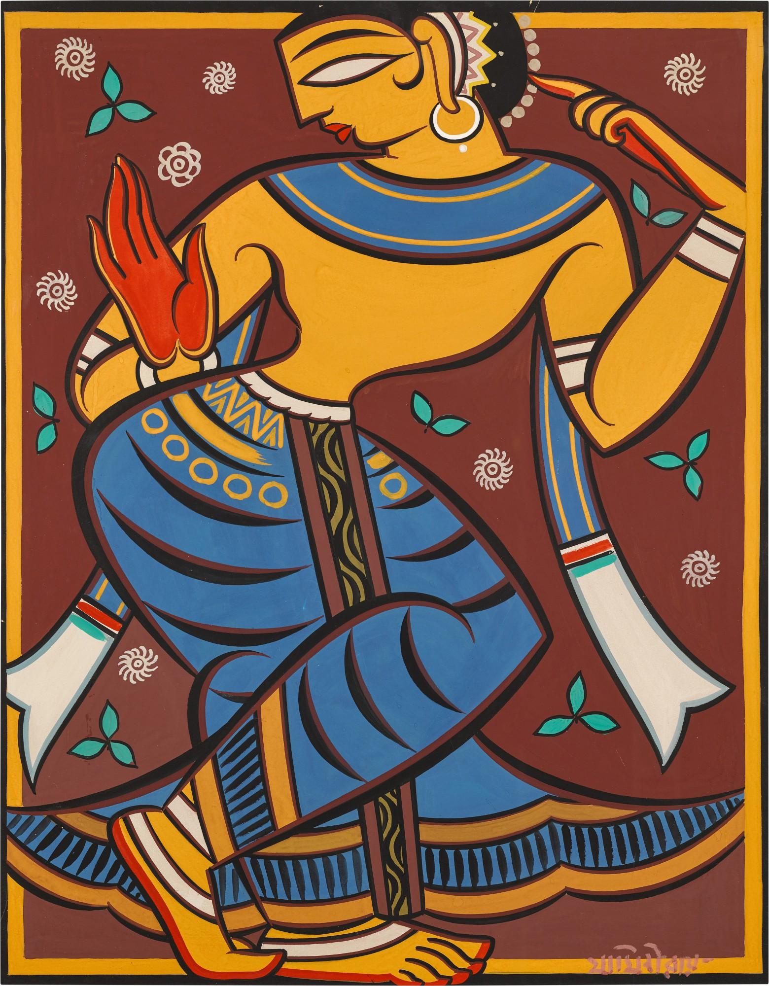 Jamini Roy - Untitled (Dancer)