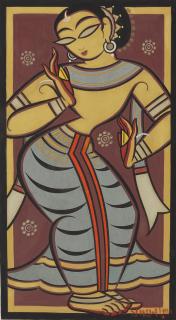 Jamini Roy - Untitled (Dancing Yogini)